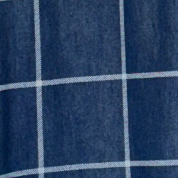 Women Chambray Plaid Top Size L - Picture 4 of 4